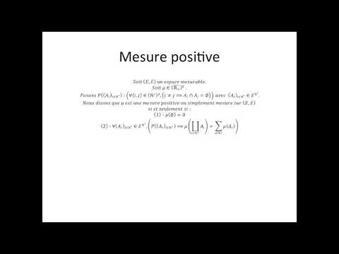 Théorie de la mesure partie 1 : Introduction