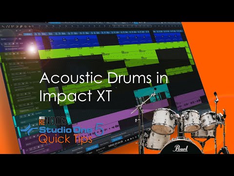 Studio One Quick Tip: Creating a Realistic Sounding Drum Kit with Impact XT