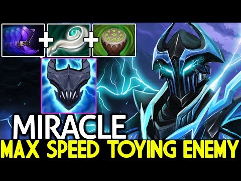 MIRACLE [Razor] Max Movement Speed Build Toying Enemy 7.23 Dota 2