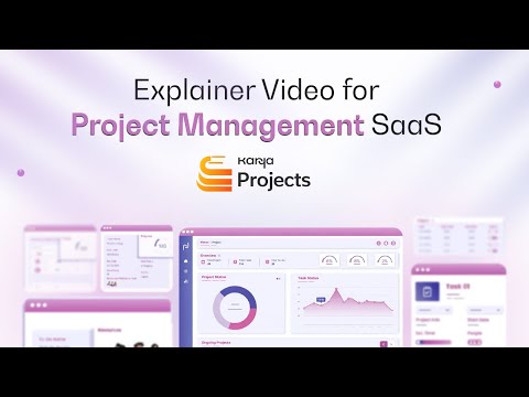 Project Management Software - Karya Cloud | SaaS Explainer Video | Project Management Tool