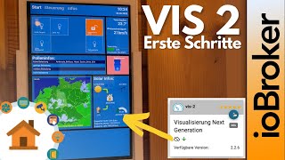 ioBroker Visualisierung - VIS 2 - Die ersten Schritte | verdrahtet.info [4K]