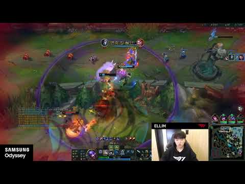 T1 ELLIM PLAYS JUNGLE KINDRED VS GRAVES - KR CHALLENGER PATCH 10.25