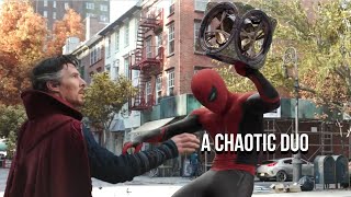 peter parker and doctor strange being chaotic duo