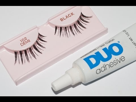 comment poser des faux cils make up forever