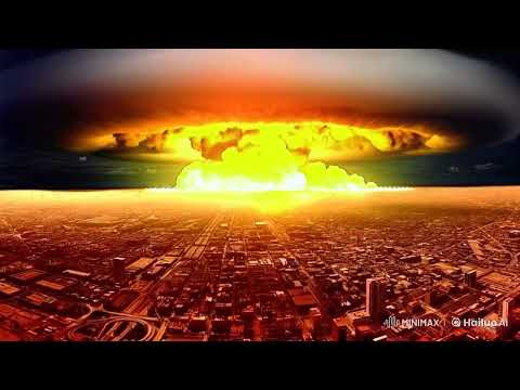 Ядерный взрыв в городе (футаж) 1