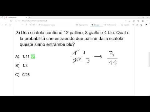 Quiz di logica per concorsi: calcolo delle probabilità
