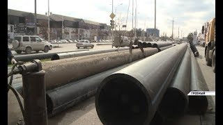 В Грозном продолжается реконструкция улицы имени Нурсултана Назарбаева, бывшей Маяковского 