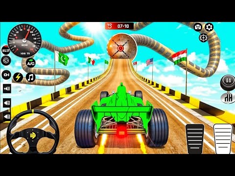Formula Car Racing Stunts Simulator 2024 - Impossible Car Mega Ramp 3D - Android GamePlay #15