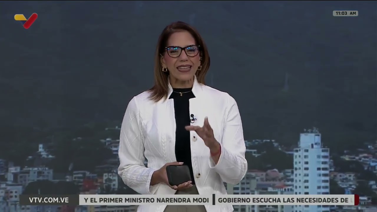 Delcy Rodríguez en reuniones de alto nivel en India, 4 de junio de 2026