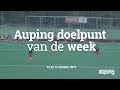 Auping Doelpunt van de Week: 12 en 13 oktober