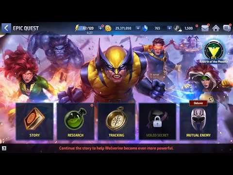 Marvel: Future Fight, X-Men Epic Quest part 2 [Story and bosses]