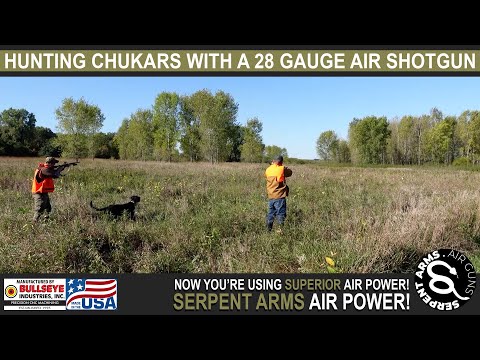 Hunting Chukars with 28 gauge Air Shotgun | Serpent Arms Air Guns