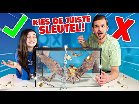 KIES DE JUISTE SLEUTEL CHALLENGE met GEWOON THOMAS | Wie wint de prijs en wie is de sjaak? - Bibi