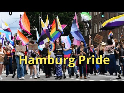 Hamburg Pride 2025 #hamburgpride #germany #europeantravel #csd #travel #hamburg #pride 