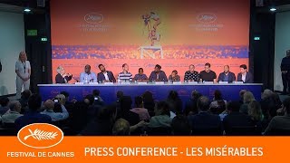 LES MISERABLES  Press conference  Cannes 2  EV