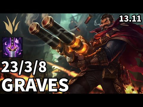 Graves Jungle vs Maokai - EUW Master | Patch 13.11