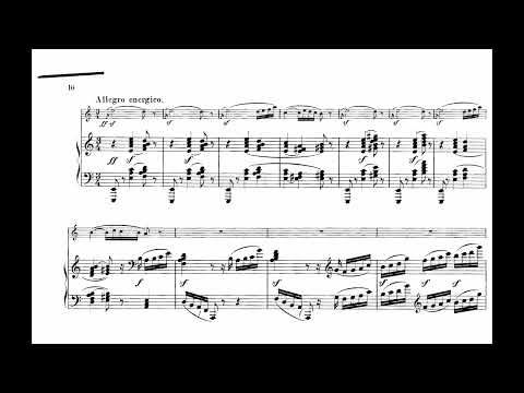 Gustav Jenner - Violin Sonata No. 1, Op. 8 (Audio + Score)