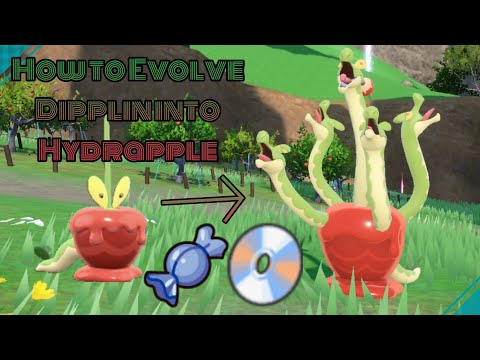 How To Evolve Dipplin Into Hydrapple 🐉🍎 Pokemon Scarlet And Violet Indigo Disk DLC #pokemon #gaming