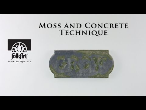 Faux Finish Techniques: Realistic Moss & Concrete!