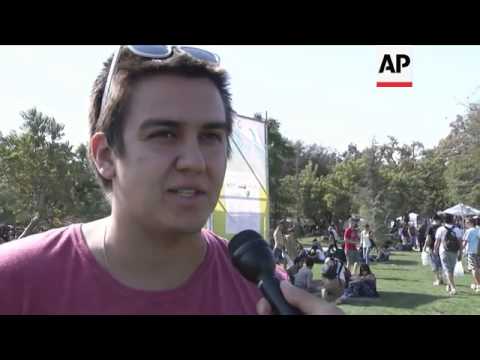 Stars play at Lollapalooza festival in Chile