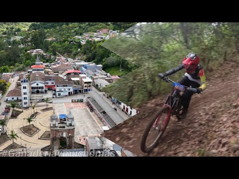 Ciclismo de descenso (Downhill). Berruecos Nariño Colombia 🇨🇴 #downhill #Ganaderiaymuchomas