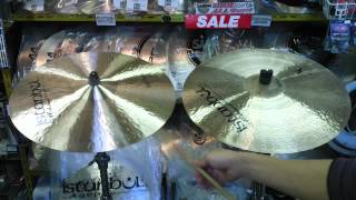 Video thumbnail for ISTANBUL/MEHMET TRADITIONAL 20"RIDE ORIJINAL & MC JAZZ 20"RIDE by drum shop Apollo