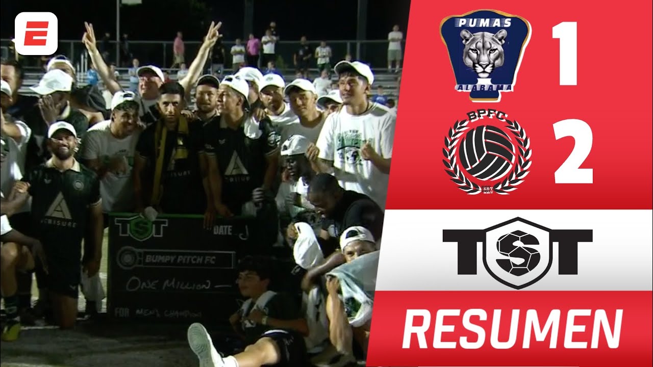 BUMPY PITCH FC CAMPEÓN del THE SOCCER TOURNAMENT al remontar y vencer a PUMAS DE ALABAMA | Resumen