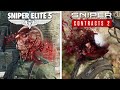 Sniper Elite 5 Gameplay Physics & Details vs Sniper Ghost Warrior Contracts 2