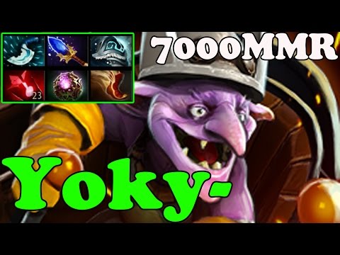 Dota 2 - Yoky- 7000 MMR Plays Timbersaw - Pub Match Gameplay