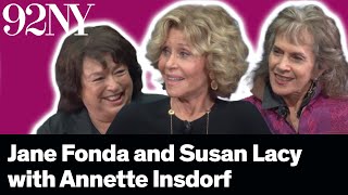 Jane Fonda and Director Susan Lacy with Reel Pieces’ Annette Insdorf (2018)