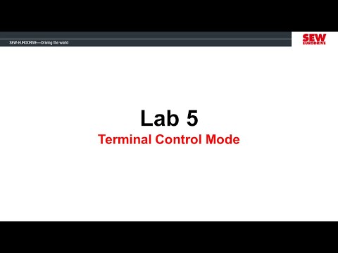 MOVIDRIVE B Training Session 6 - Lab 5 - Terminal Control