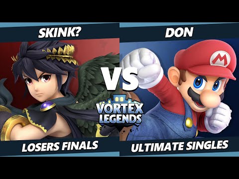 Vortex Legends 31 Losers Finals - Don (Mario) Vs. Skink? (Pit, Dark Pit) SSBU Ultimate Tournament
