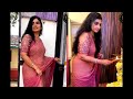 Tamil Serial Actress Sujitha Unseen Saree Show