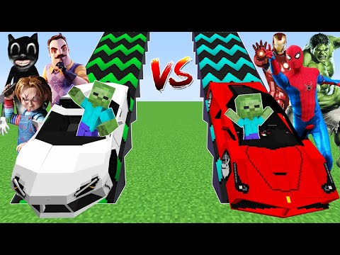 KORKUNÇ RAMPA VS SÜPER KAHRAMAN RAMPA 😱 - Minecraft