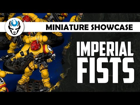 IMPERIAL FISTS - LVL 4 MINIATURE SHOWCASE 4K