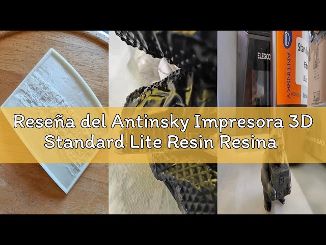 Vídeo relacionado con Antinsky Resina moldeable para joyería para DLP LCD Curado UV Resina de 405 nm Impresora 3D Alta cera 75% Fácil de imprimir Usar y quemar Alta resolución Fabricación de joyas Púrpura 500G