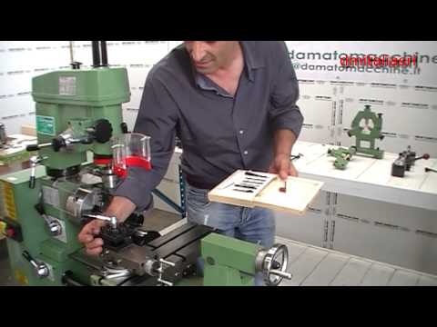 Combinato Tornio Fresa Foratrice per Metalli Master AT300