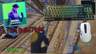 Arena Box Fight & 1vs 1 Build Fight |  MrSavage's settings game play (Keyboard ASMR)