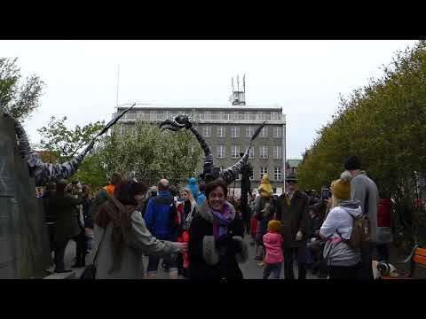Dragons in Reykjavik, Iceland