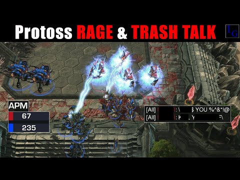 StarCraft 2: Low APM Protoss LOSES IT! (Rage Warning) | SC2 Viewer Game vs Zerg PvZ ZvP Match