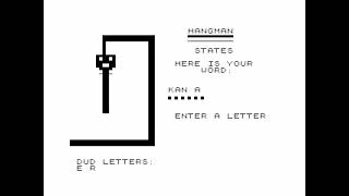 Hangman (Softsync/T.J. Software) for the ZX81