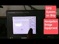 How Dose GPS Work GPS Global Positioning System Bridge Equipment Life At Sea