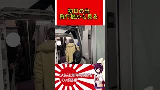 【初日の出フライト】飛行機の中から初日の出を見たかった