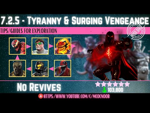 MCOC: Act 7.2.5 - Tyranny & Surging Vengeance - (Book 2, Act 1.2) - Tips/Guides - No Revives