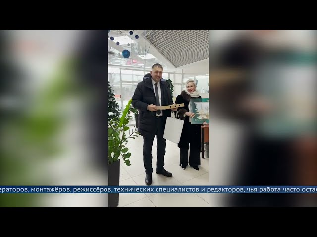 С Днём российской печати телекомпанию «АКТИС» поздравила администрация Ангарского округа