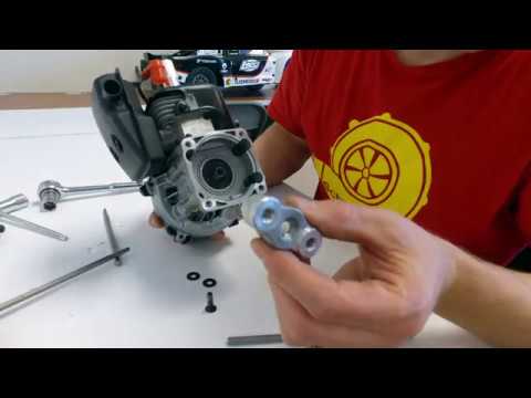 How to remove and install a clutch on a Zenoah engine