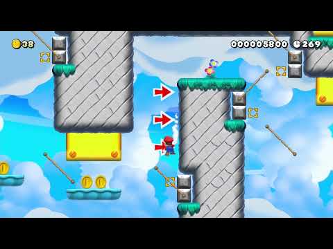 High Tempo Platforming by Spellbound 🍄Super Mario Maker 2 ✹Switch✹ #bwl