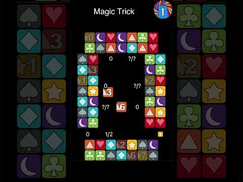 How to play Magic Trick in the Trickster's Table app