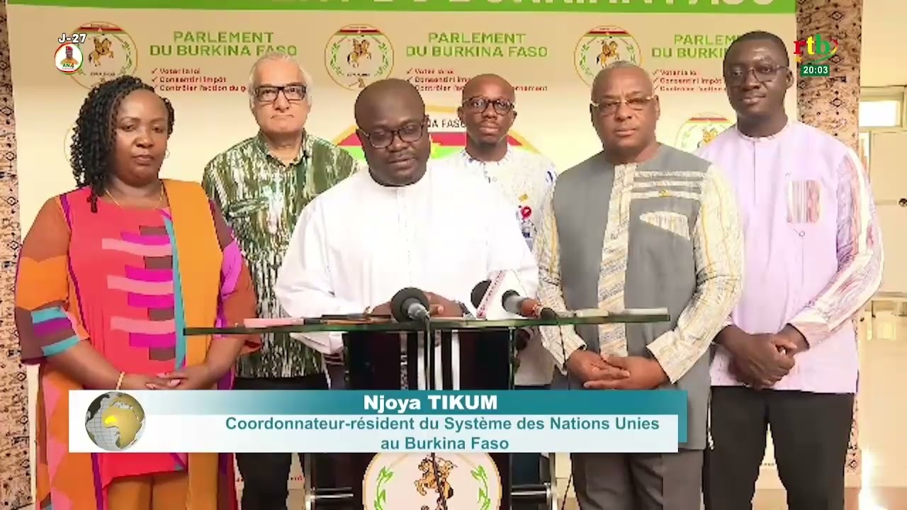 Audience : le nouveau coordonnateur des NU au Burkina Faso N.Tikum a échangé avec le Dr O.Bougouma,