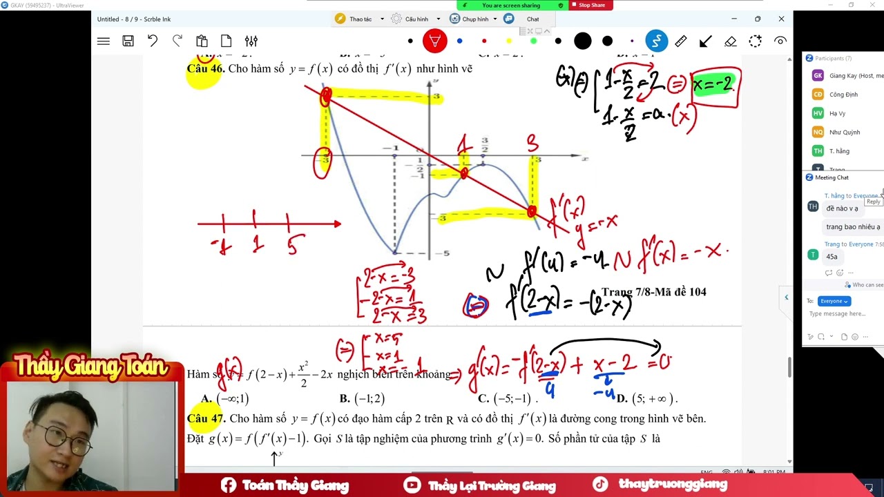 CHỮA ĐỀ THPT LÝ THƯỜNG KIỆT BUỔI 2 (CÁC CÂU NÂNG CAO)